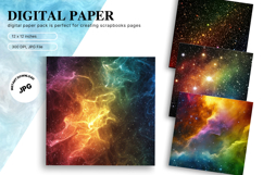 Galaxy Star background Abstract Space Party Decor Backdrops Product Image 1