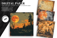 Halloween Background Ghost Scary Tomb Wallpaper Backdrop46 Product Image 1