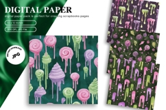 Halloween Pattern Background Scare Horror Ghost Wallpaper9 Product Image 1