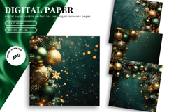 Christmas Ornament Background Backdrop Party Wallpaper_1 Product Image 1