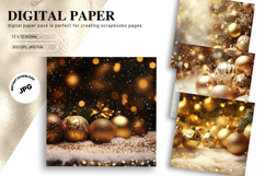 Christmas Ornament Background Backdrop Party Wallpaper_4 Product Image 1
