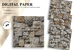 Stone Texture Background Wall Art Backdrop Rock Wallpaper_32 Product Image 1