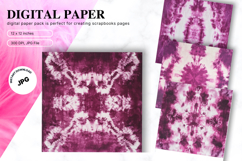Purple Tie dye Texture Background Wallpaper Digital Product Image 1