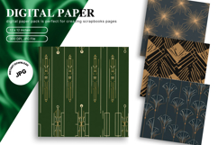 Boho Background Pattern Digital Paper Wallpaper Scrapbook_25 Product Image 1