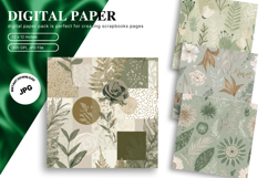 Boho Background Pattern Digital Paper Wallpaper Scrapbook_7 Product Image 1