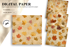 Leaf Fall Autumn Background Wallpaper Pattern_13 Product Image 1