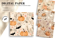 Halloween Pattern Background Scare Horror Ghost Wallpaper24 Product Image 1