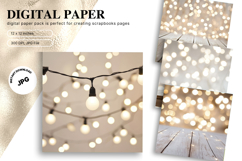 Christmas Light String Backdrop Background Wallpaper_7 Product Image 1