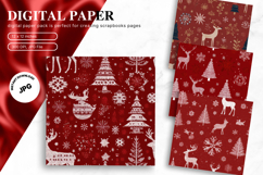 Christmas Ornament Background Seamless Pattern Gift Wrap_47 Product Image 1