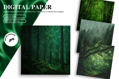 Snow Forest Background Christmas Pine Tree Wallpaper_37 Product Image 1
