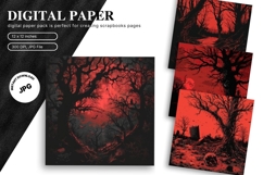 Halloween Background Ghost Scary Tomb Wallpaper Backdrop44 Product Image 1