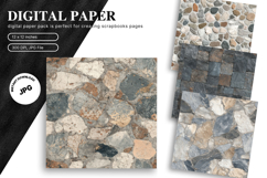Stone Texture Background Wall Art Backdrop Rock Wallpaper_45 Product Image 1