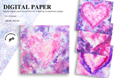 Pink Tie dye Texture Background Wallpaper Digital Paper Product Image 1