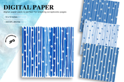 Flower Background Digital Paper Wallpaper Backdrop_7 Product Image 1