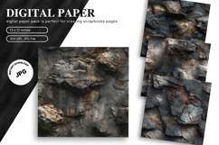 Stone Texture Background Wall Art Backdrop Rock Wallpaper_20 Product Image 1