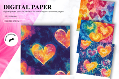 Rainbow Tie dye Texture Background Wallpaper Digital Paper87 Product Image 1