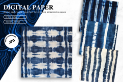 Blue Tie dye Texture Background Wallpaper Digital Paper Product Image 1