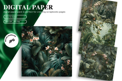 Tropical Leaves Background Monstera Wallpaper Backdrop_22 Product Image 1