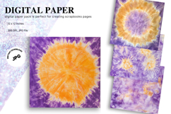 Purple Tie dye Texture Background Wallpaper Digital Product Image 1