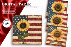 Sunflower Background Wallpaper Digital Paper Wall Art_25 Product Image 1