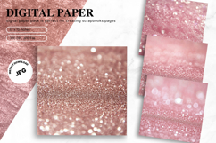pink glitter Background Wallpaper Sparkles Digital Paper_7 Product Image 1