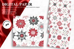 Christmas Ornament Background Seamless Pattern Gift Wrap_22 Product Image 1