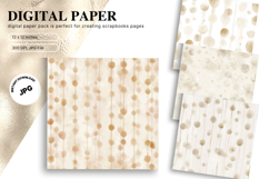 Boho Background Pattern Digital Paper Wallpaper Scrapbook_6 Product Image 1