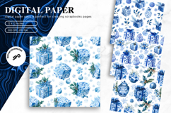 Gift Box Christmas Background Seamless Pattern Gift Wrap_6 Product Image 1