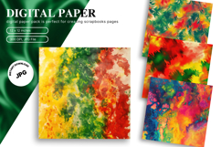 Rainbow Tie dye Texture Background Wallpaper Digital Paper43 Product Image 1
