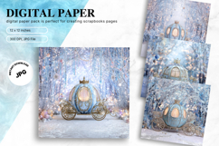 Christmas Scene Background Winter Snow Wallpaper Backdrop_17 Product Image 1