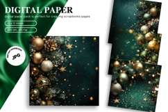 Christmas Ornament Background Backdrop Party Wallpaper_2 Product Image 1