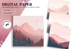 Snow Forest Background Christmas Pine Tree Wallpaper_29 Product Image 1
