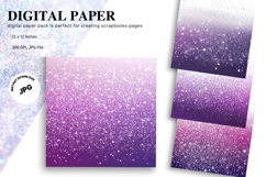 purple glitter Background Wallpaper Sparkles Digital Paper_1 Product Image 1