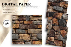 Stone Texture Background Wall Art Backdrop Rock Wallpaper_22 Product Image 1