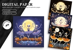 Halloween Background Ghost Scary Tomb Wallpaper Backdrop4 Product Image 1