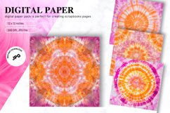 Rainbow Tie dye Texture Background Wallpaper Digital Paper49 Product Image 1