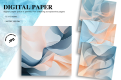 Abstract Background Digital Paper Wallpaper Wallart_7 Product Image 1