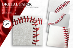 Baseball Background Baseball Stitch Distress Wallpaper_1 Product Image 1