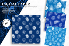 Tropical Leaves Background Monstera Wallpaper Backdrop_7 Product Image 1