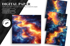 Galaxy Star background Abstract Space Party Decor Backdrops Product Image 1