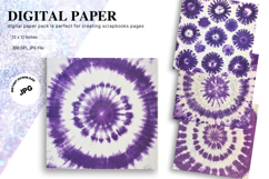 Purple Tie dye Texture Background Wallpaper Digital Product Image 1
