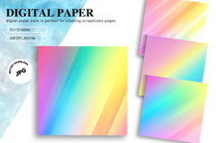 Ombre Background Texture Gradient Digital Paper Wallpaper_56 Product Image 1