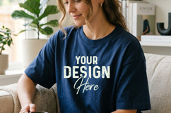 Beautiful Bella Canva T Shirt Mockup, T Shirt Mockup JPG Product Image 1