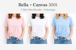 Bella Canvas 3001 Mockup | T-Shirt Mini Bundle Product Image 2