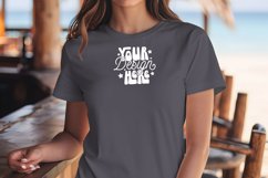 White Bella Canvas 3001 Mockup, Bella Canvas 3001 Tshirt Product Image 1