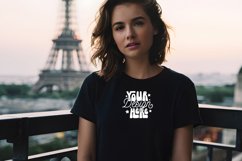 White Bella Canvas 3001 Mockup, Bella Canvas 3001 Tshirt Product Image 1