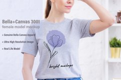Bella Canvas 3001 Tshirt Mockup Grey Product Image 1