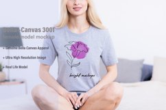 Bella Canvas 3001 Tshirt Mockup Grey Product Image 1