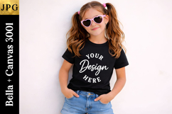 Bella Canvas  Kids Shirt Mockup 