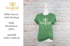 Leaf Bella Canvas 3001 Mockup | Mannequin Shirt Mockup Product Image 1